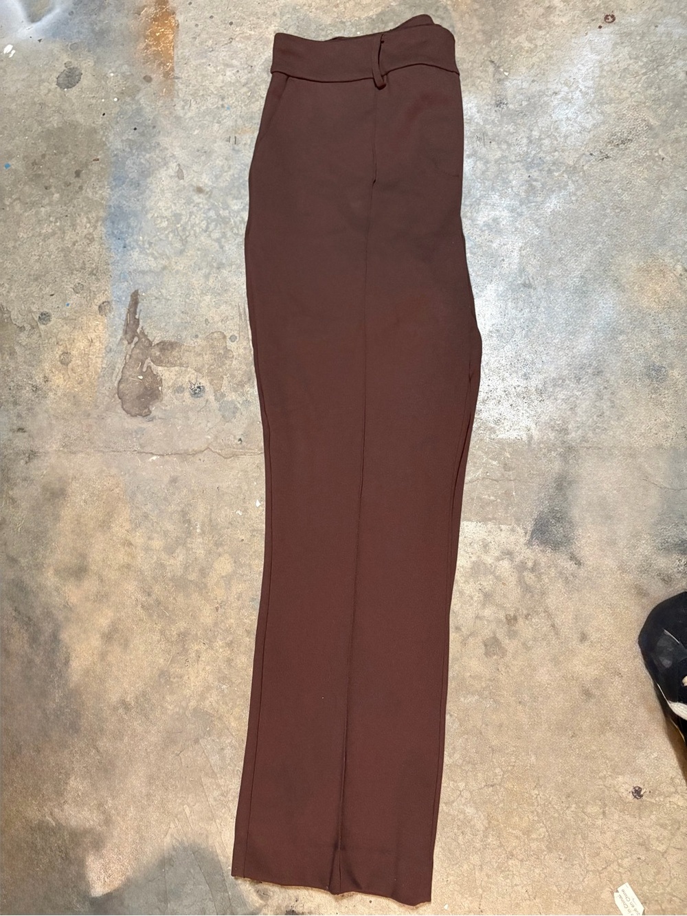 Jules & Leopold Dark Brown Pencil Trousers